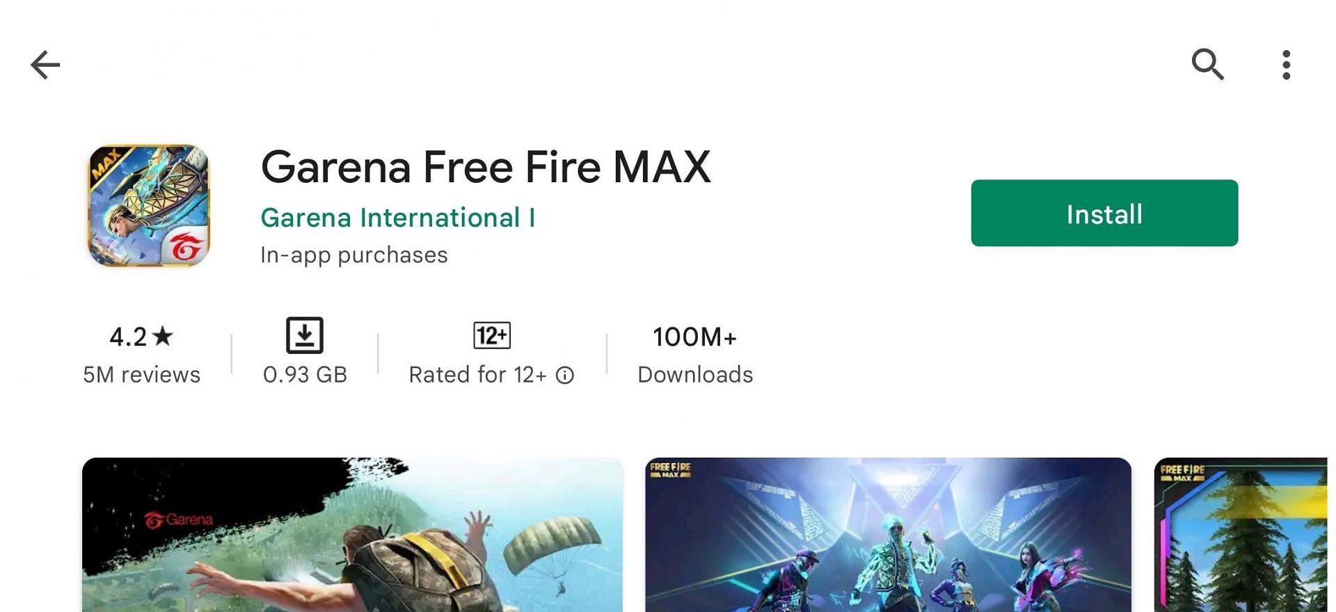 They should first download the game on their devices (Image via Google Play Store)